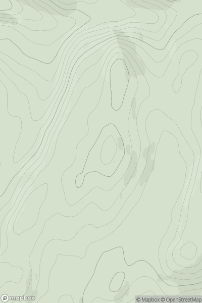 Thumbnail image for Garbh Shron [Oban to Loch Fyne] showing contour plot for surrounding peak